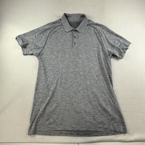 lululemon athletica Gray Polo Shirt